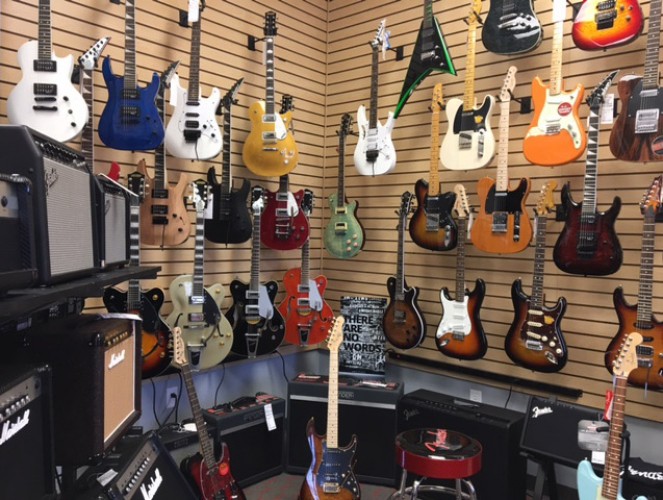 More guitars at ReMix Music in Springdale, Arkansas