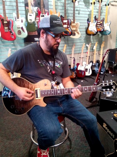 Michael Kelly Patriot electric guitars at Portland Music Company, Beaverton location, Portland, OR