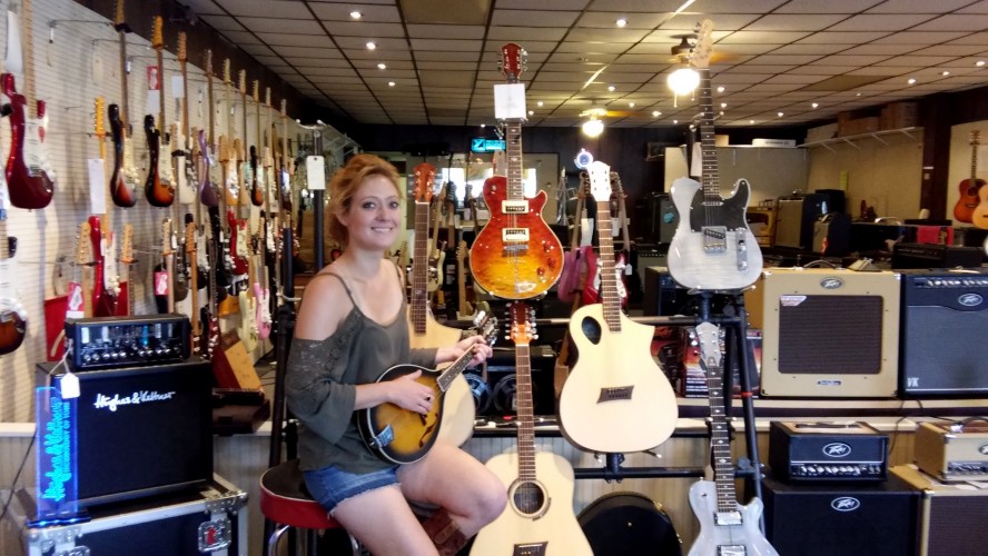 Michael Kelly 1950s electric guitars, Port acoustic guitars, and Mandolins at Murlin's Music World in Maryville, TN