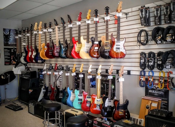 Michael Kelly electric guitars at BRG Music in Perry, IA
