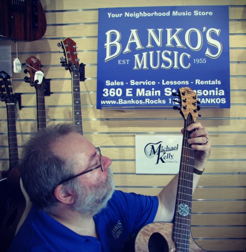 Michael Kelly Forte Port Acoustic Guitar, Banko's Music in Ansonia, CT
