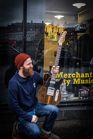 Michael Kelly 1950s model at Merchant City Music