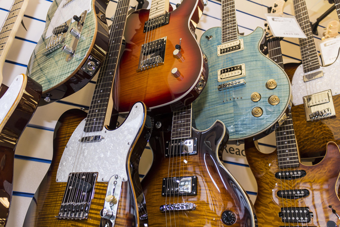 RST Music Ltd stock of Michael Kelly guitars