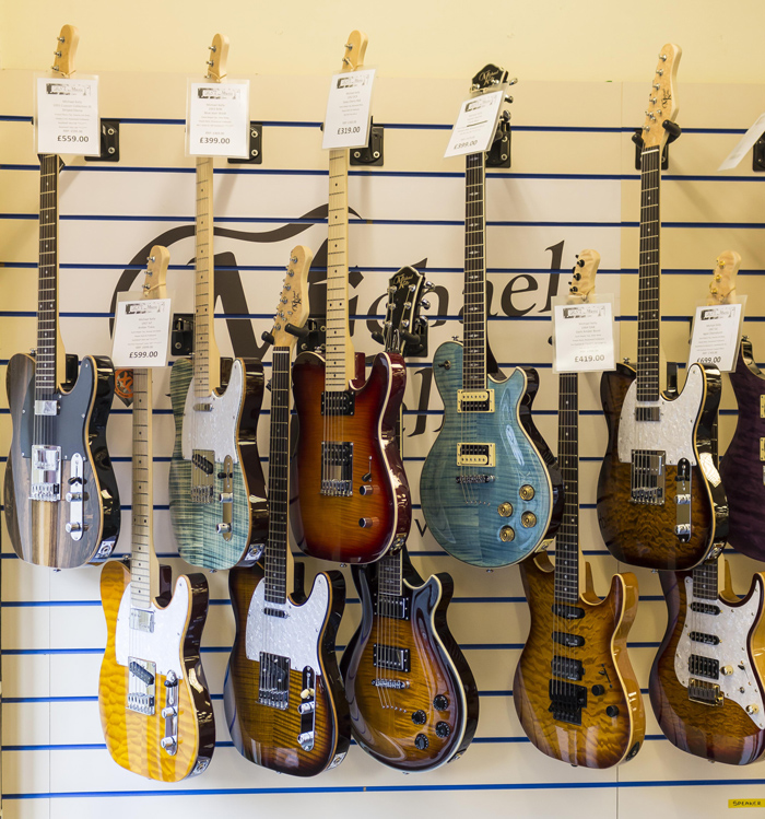 RST Music Ltd stock of Michael Kelly electric guitars RST Music Ltd stock of Michael Kelly electric guitars