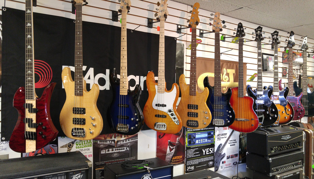 More electric guitars and amps at Stevie B's Music in Clearwater, FL