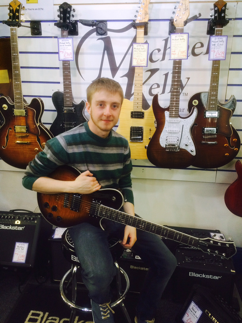 Michael Kelly Patriot electric guitars at West End Music