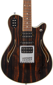 front view of special guitar