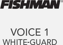 fishman logo and voice 1 white guard
