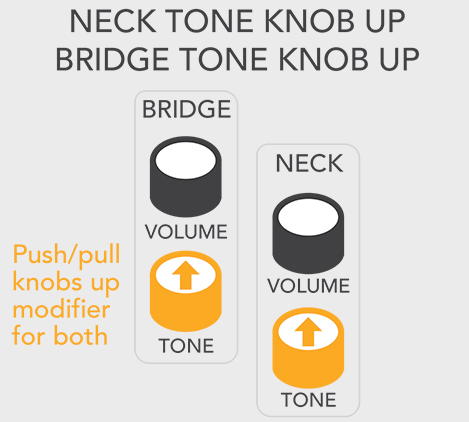 neck tone knob up bridge tone knob up