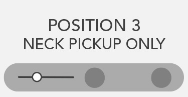 neck pickup only