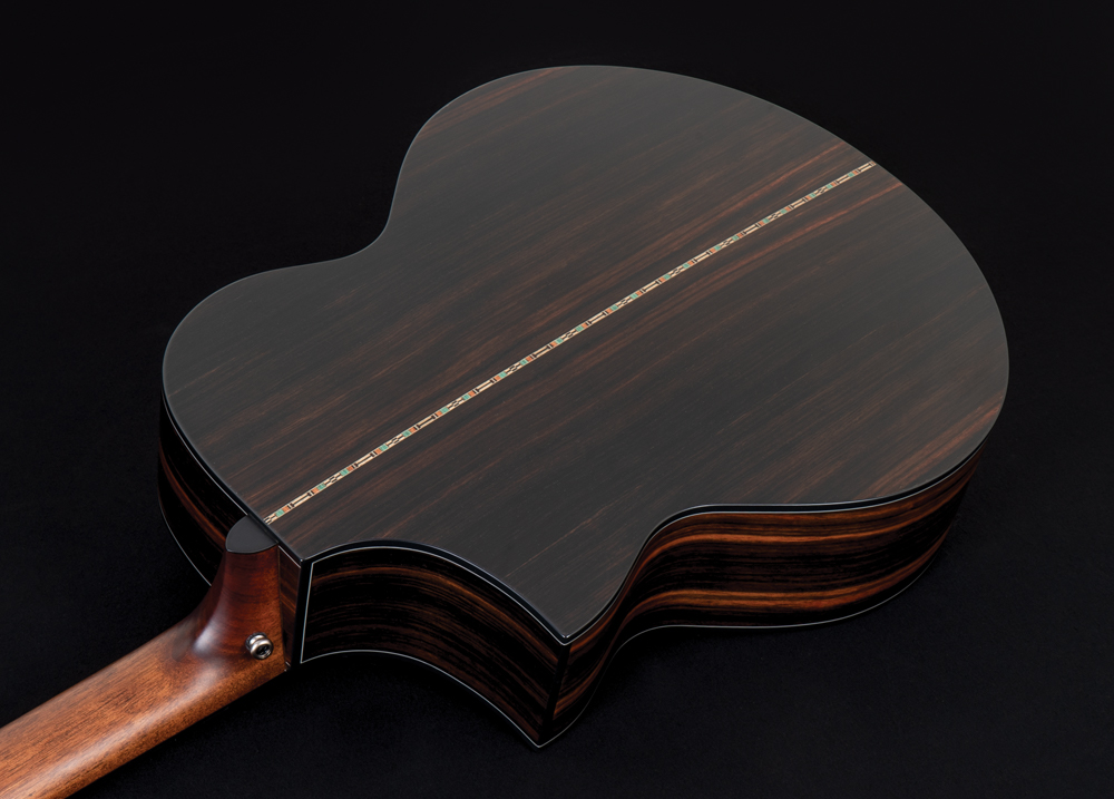 upper half of body of acoustic bass