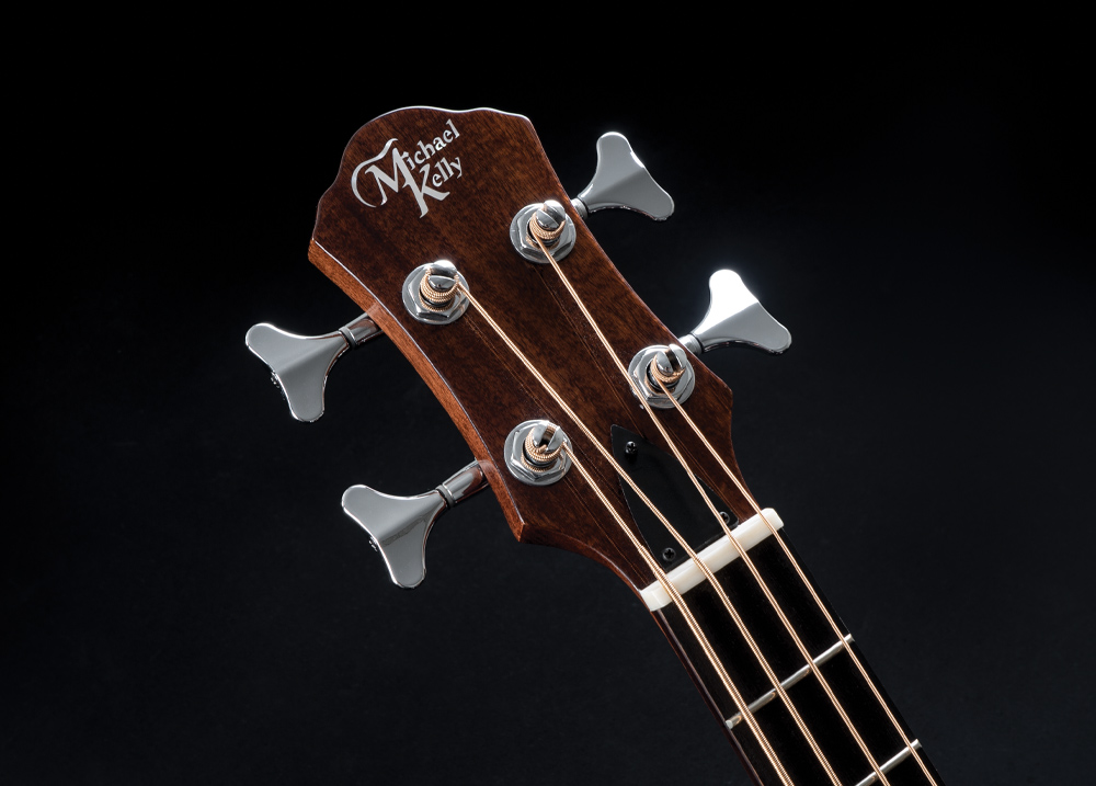 acoustic bass headstock