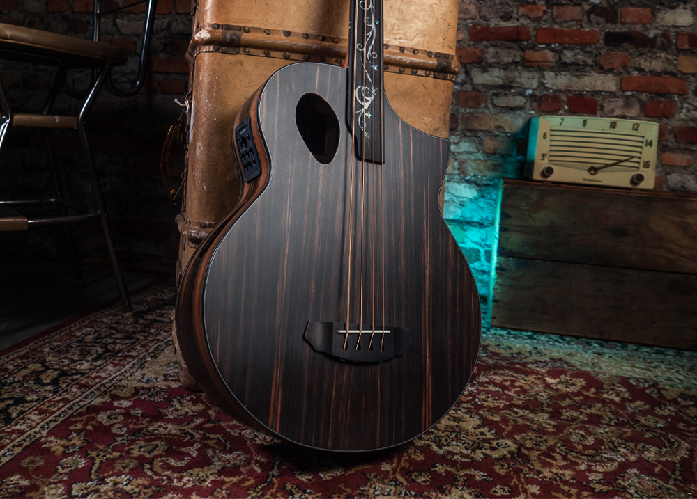 acoustic bass front