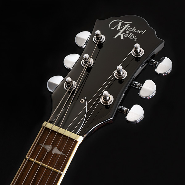 electric guitar headstock