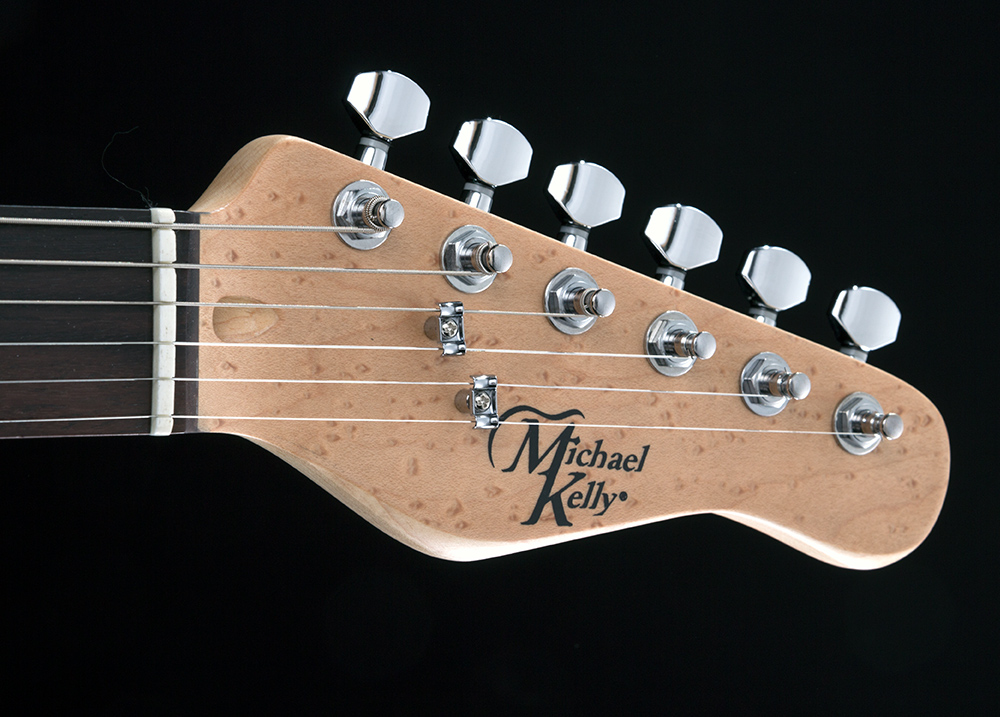 electric guitar headstock