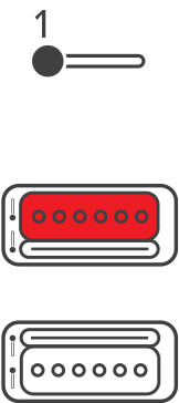 coil split to p-90 coil